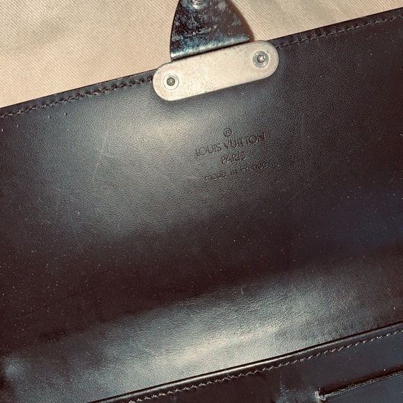 Vintage LOUISE VUITTON top handle clutch/wallet/ - Picture 3 of 5